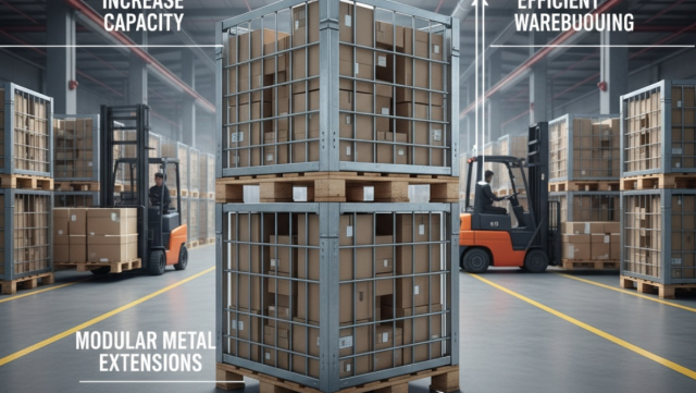 Nadstawki paletowe – zwiększenie pojemności palet